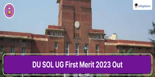 DU SOL UG First Merit 2023 Out, Pay Admission Fee till September 30; Check Direct Link